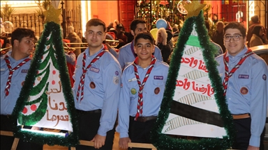 Christmas celebrations in Latakia church in Syria