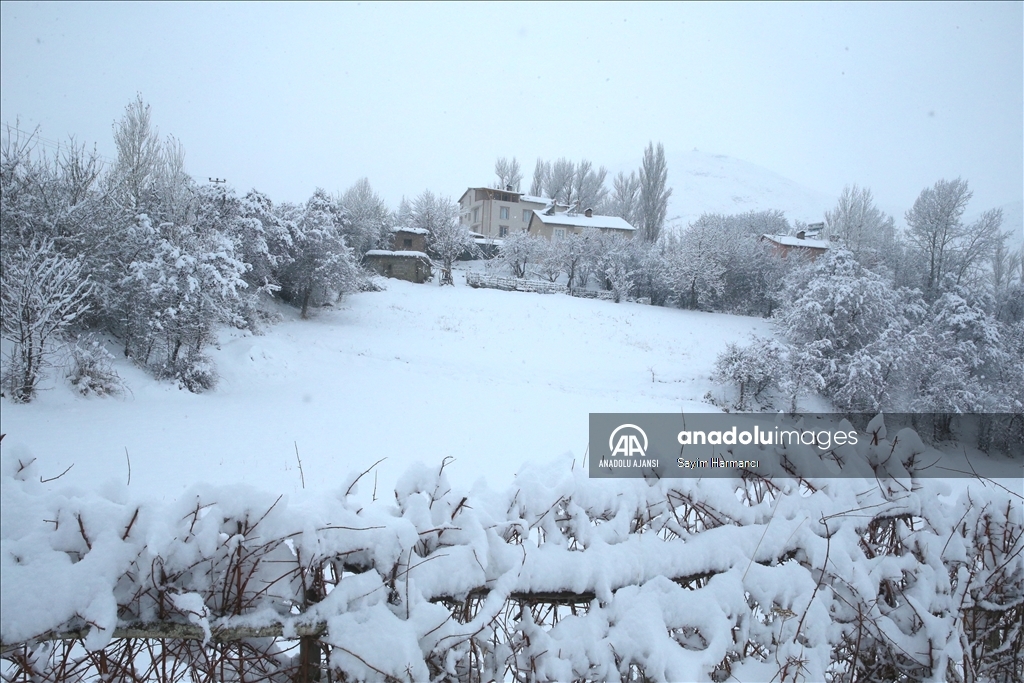 Hakkari'de kar etkili oldu