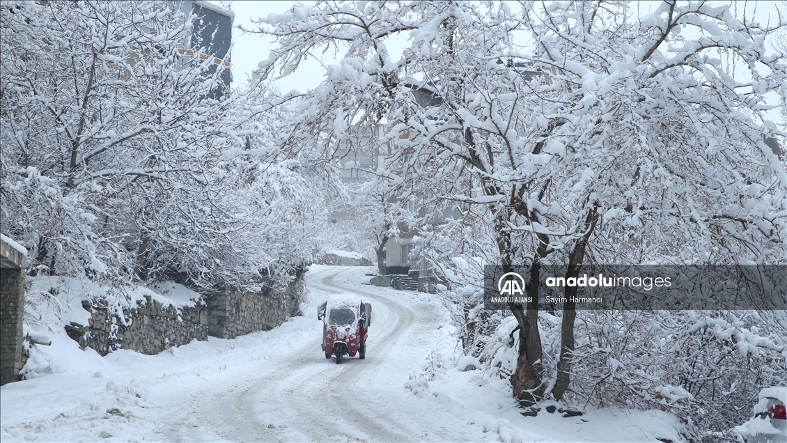 Hakkari'de kar etkili oldu