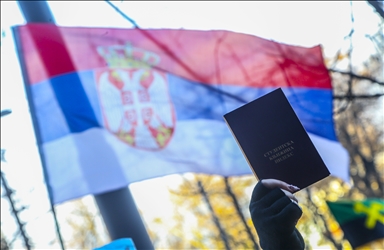 Protest demanding transparency on Novi Sad train station incident continues in Belgrade