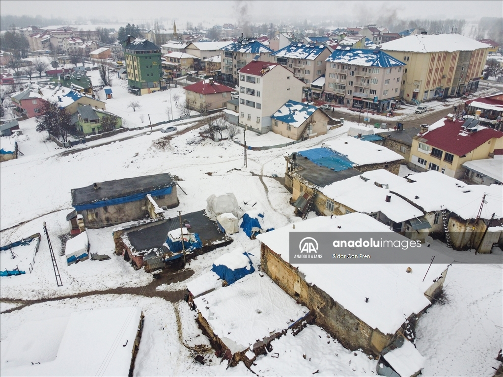Tunceli'de kar yağışı