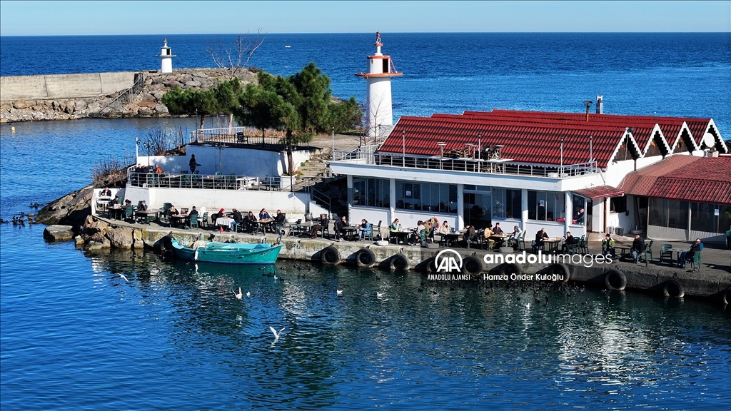 Trabzon'da güneşli hava