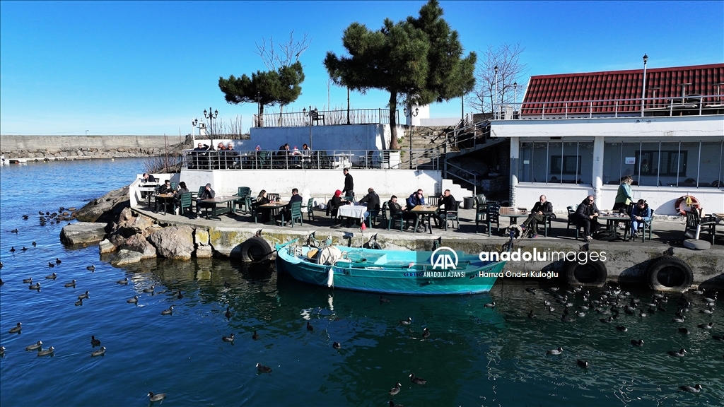 Trabzon'da güneşli hava
