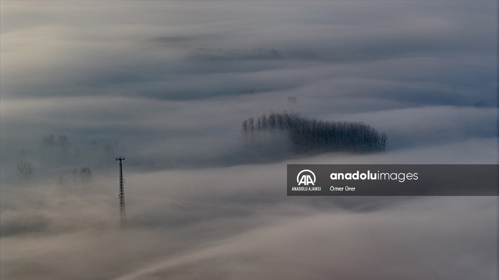 Düzce'de sis etkili oldu