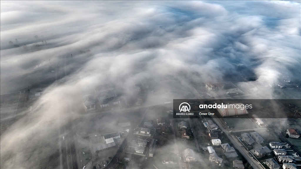 Düzce'de sis etkili oldu