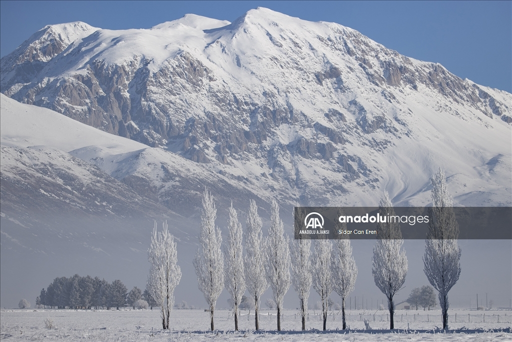 Tunceli'de soğuk hava etkili oluyor