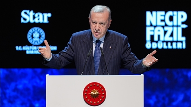 Cumhurbaşkanı Erdoğan, Necip Fazıl Ödülleri Töreni'ne katıldı