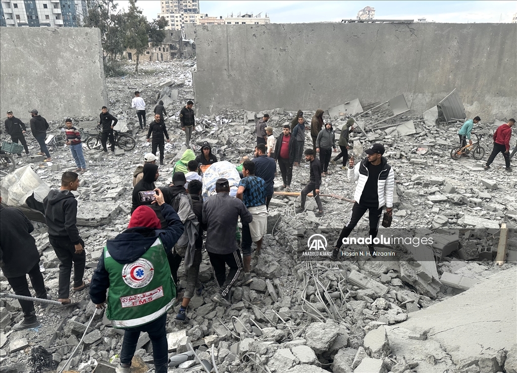 İsrail'in Gazze'ye yönelik saldırıları sürüyor