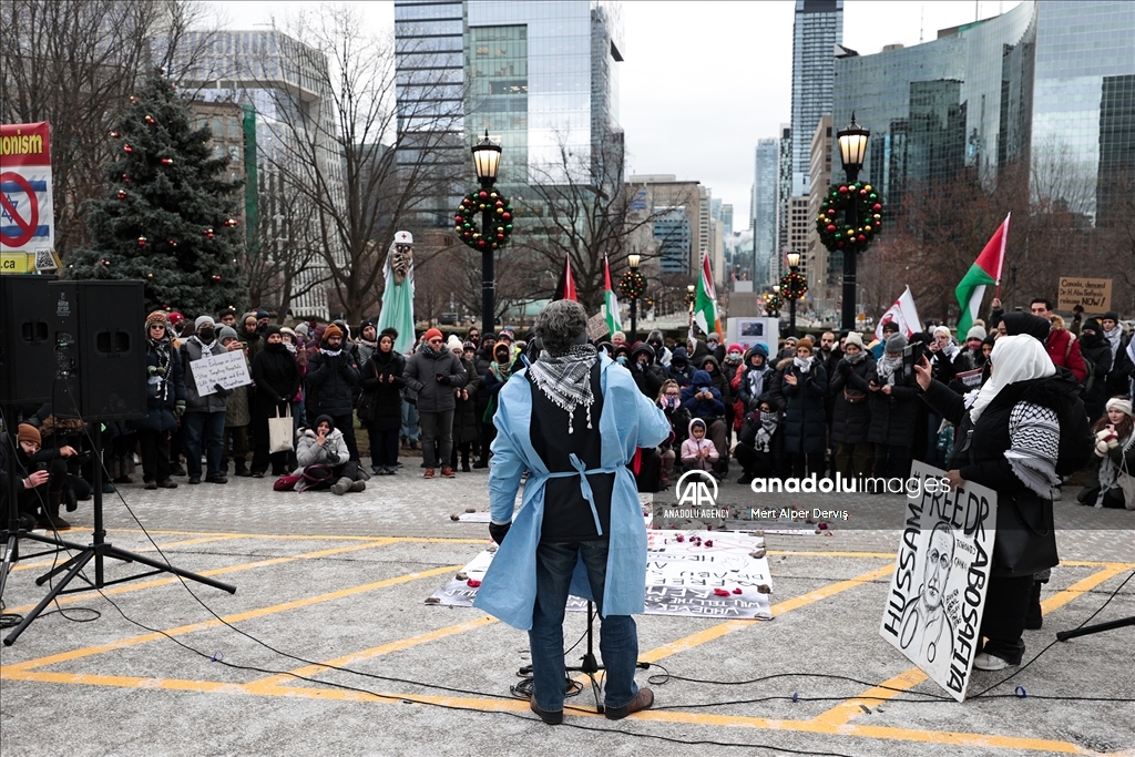 В Торонто прошел митинг с требованием освободить директора больницы «Камал Адуан» Абу Сафийе