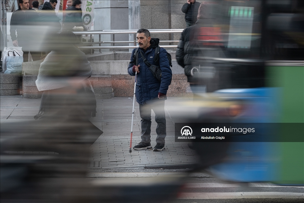 Görme engelli binicinin hedefi paralimpik oyunlara katılmak