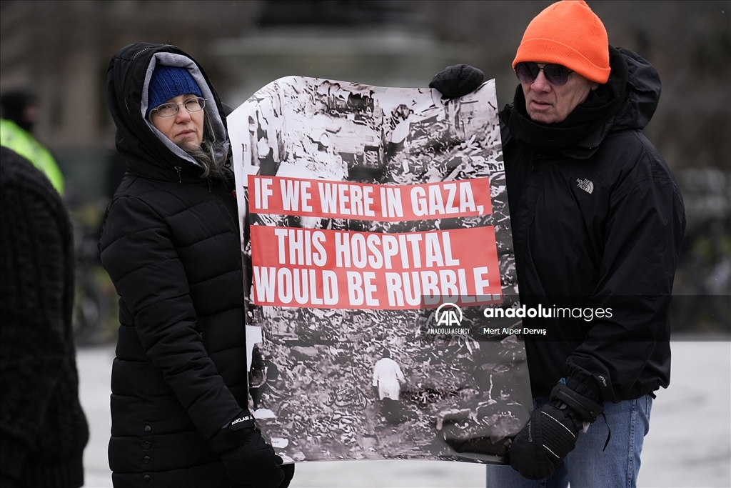 В Торонто прошел митинг с требованием освободить директора больницы «Камал Адуан» Абу Сафийе