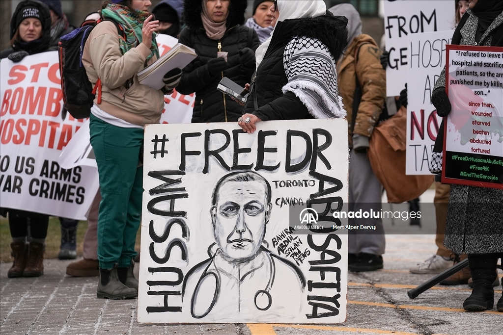 В Торонто прошел митинг с требованием освободить директора больницы «Камал Адуан» Абу Сафийе