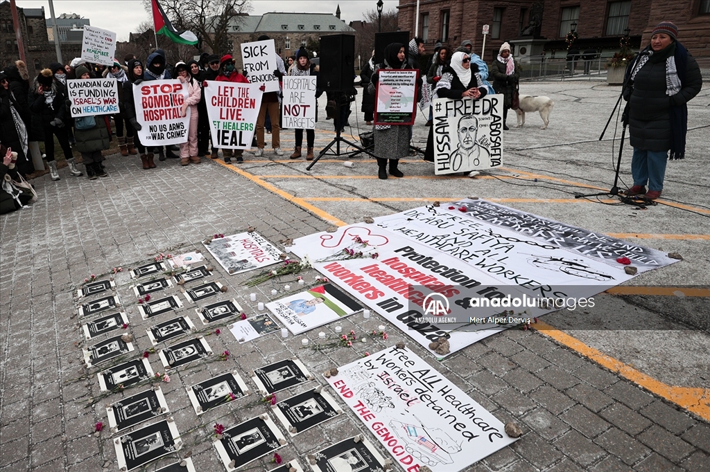 В Торонто прошел митинг с требованием освободить директора больницы «Камал Адуан» Абу Сафийе