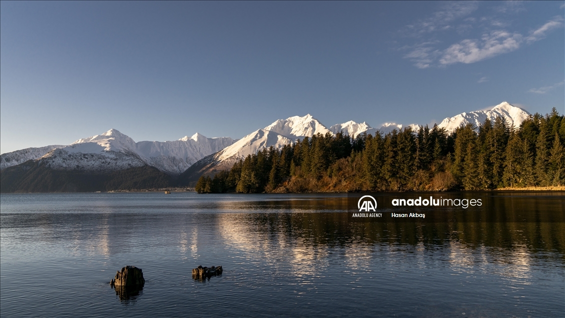 Daily life in port town Seward, Alaska