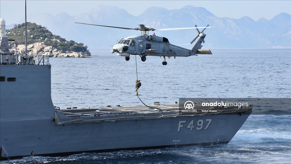 Mavi Vatan-2025 Tatbikatı'nın seçkin gözlemci günü başladı