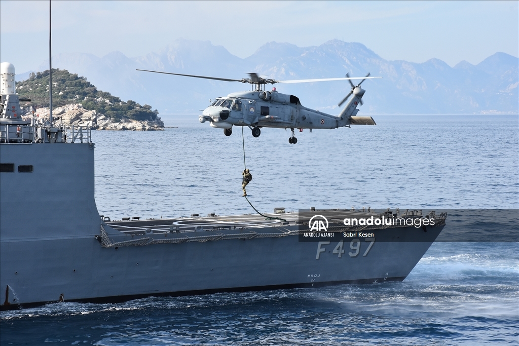 Mavi Vatan-2025 Tatbikatı'nın seçkin gözlemci günü başladı