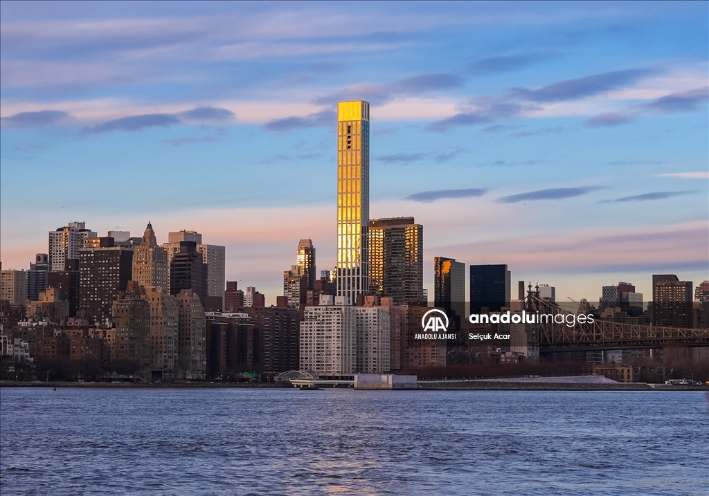New York'ta gün batımı