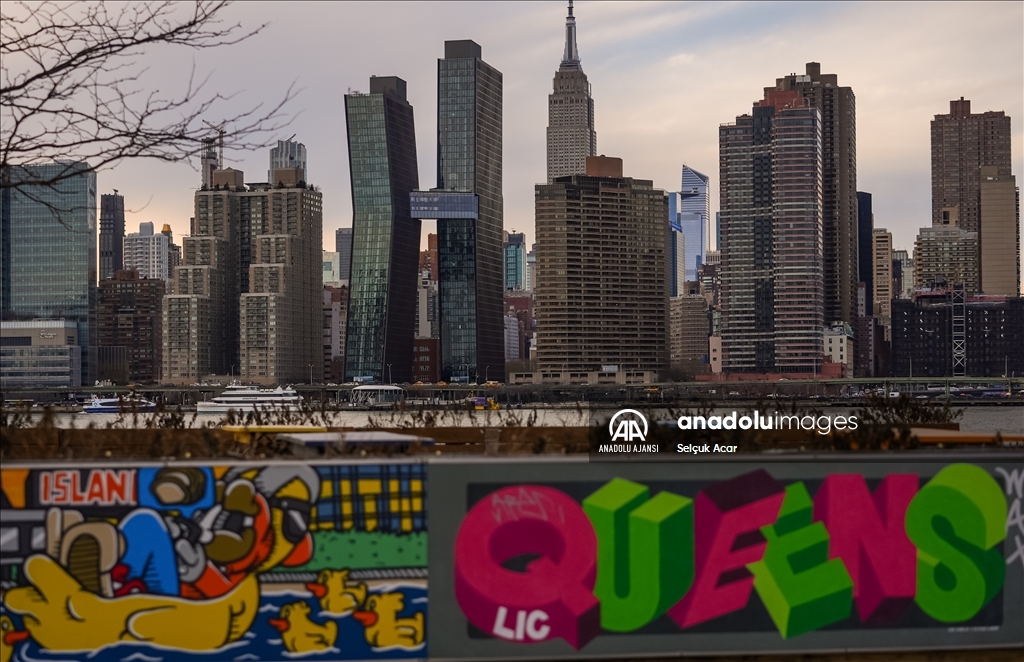 New York'ta gün batımı