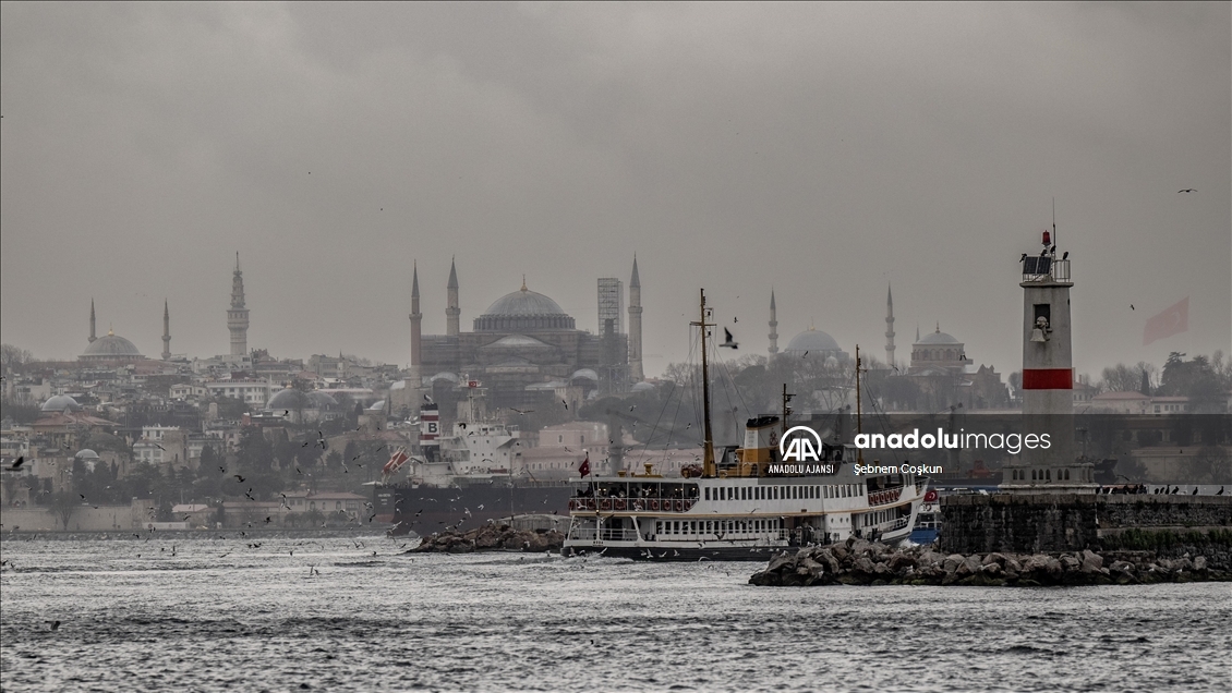 İstanbul'da yağışlı hava