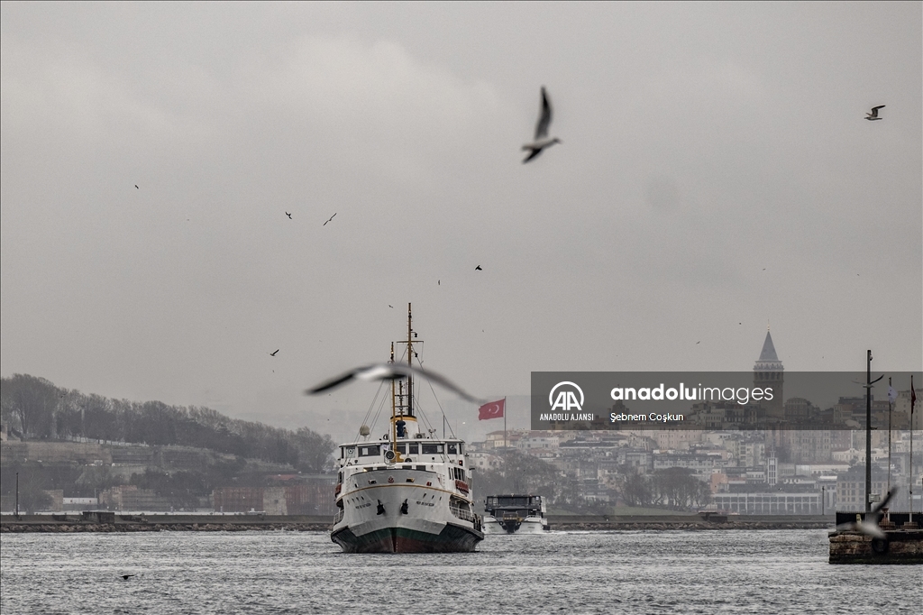 İstanbul'da yağışlı hava