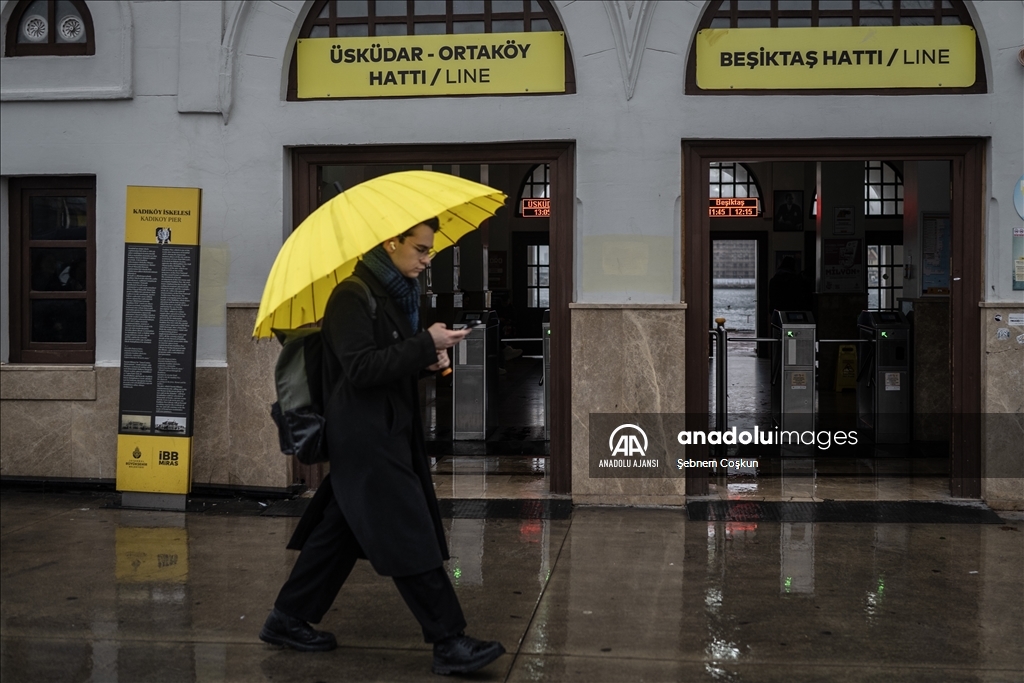 İstanbul'da yağışlı hava