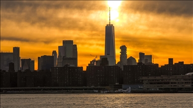 New York'ta gün batımı