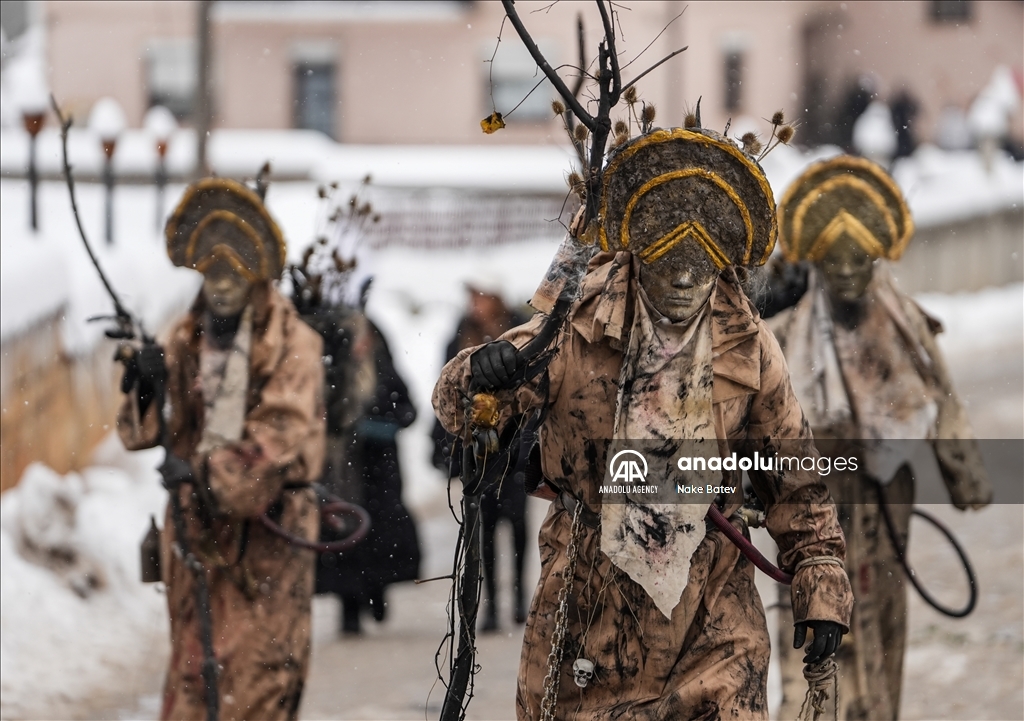 Vevcani Carnival in North Macedonia - Anadolu Ajansı