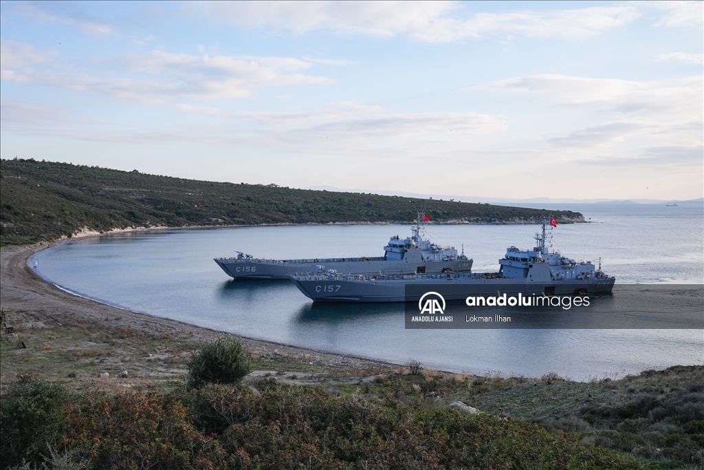 TSK'nın "timsah" lakaplı amfibileri hem karada hem denizde göreve hazır