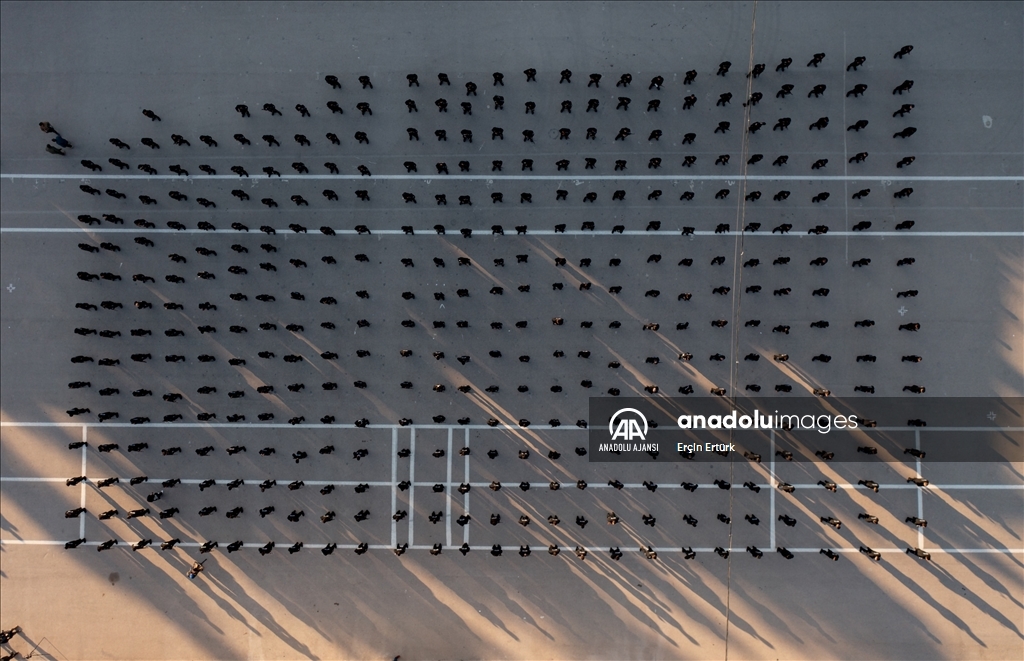 Suriye'de yeni kolluk kuvveti adaylarına eğitim veriliyor