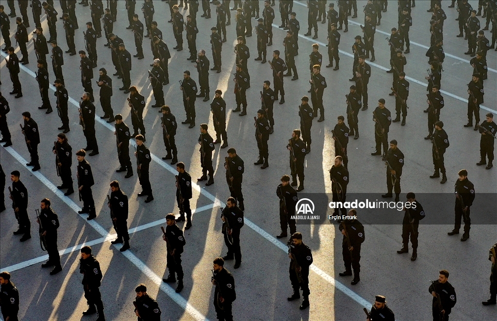 Suriye'de yeni kolluk kuvveti adaylarına eğitim veriliyor