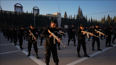 Suriye'de yeni kolluk kuvveti adaylarına eğitim veriliyor