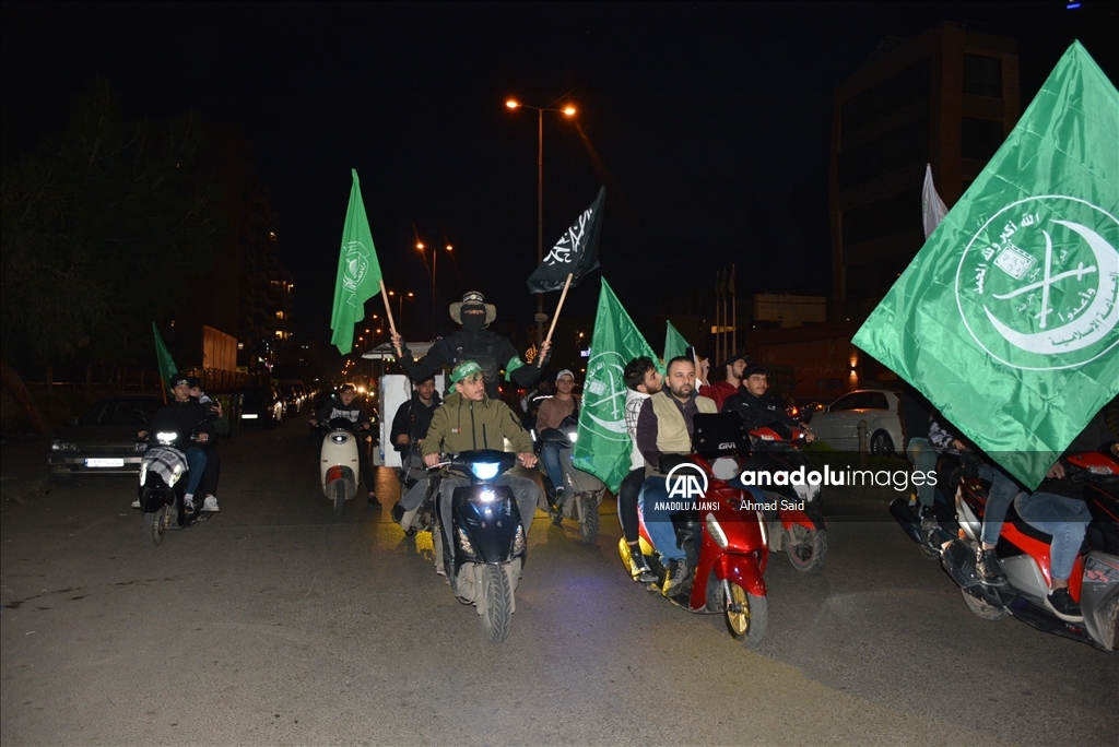 Gazze'deki ateşkes anlaşması Lübnan'da kutlandı