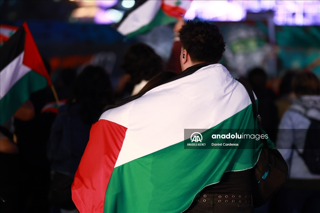 В Мексике праздновали достижение соглашения о прекращении огня в Газе