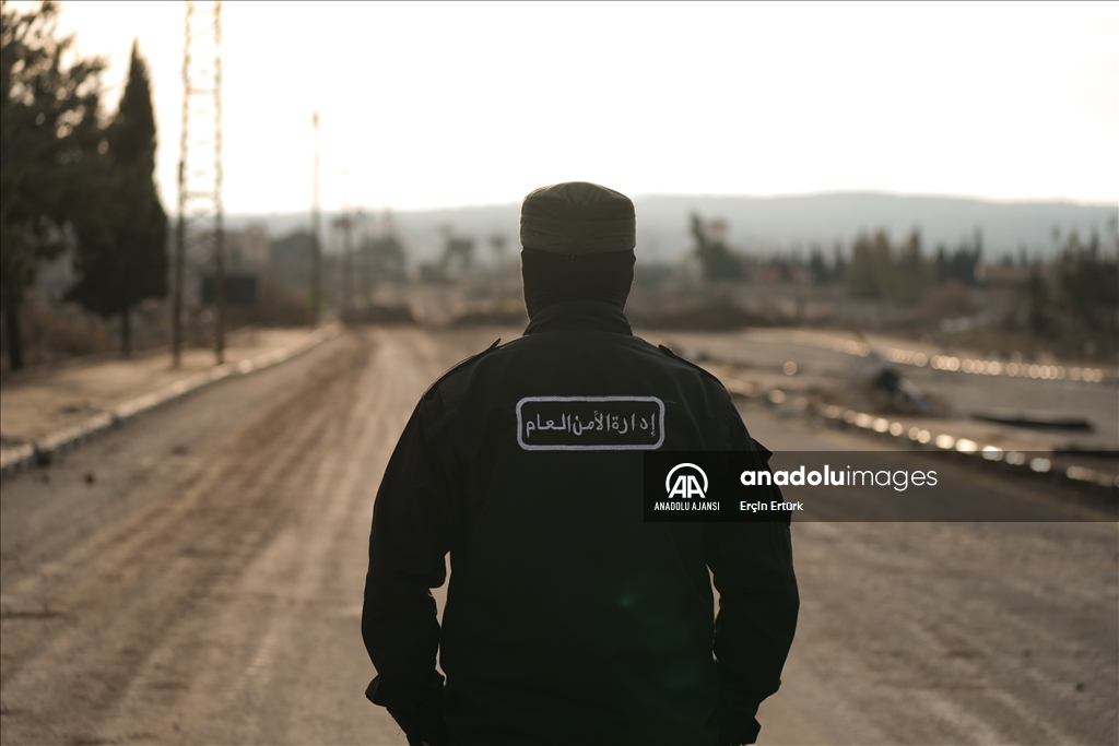 İsrail işgali altındaki Golan Tepeleri'ndeki Suriye-İsrail sınırı bölgesi