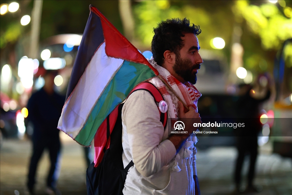 В Мексике праздновали достижение соглашения о прекращении огня в Газе