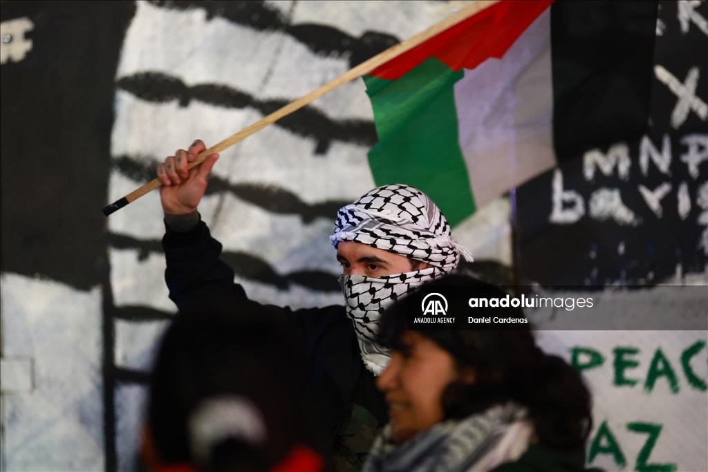 В Мексике праздновали достижение соглашения о прекращении огня в Газе