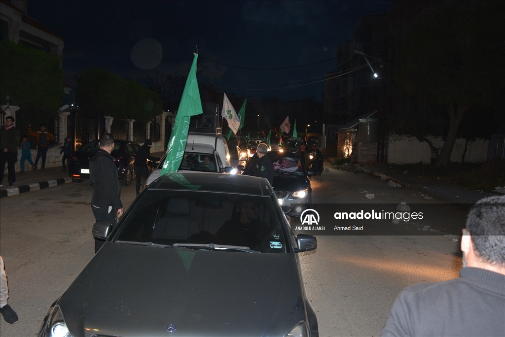 Gazze'deki ateşkes anlaşması Lübnan'da kutlandı