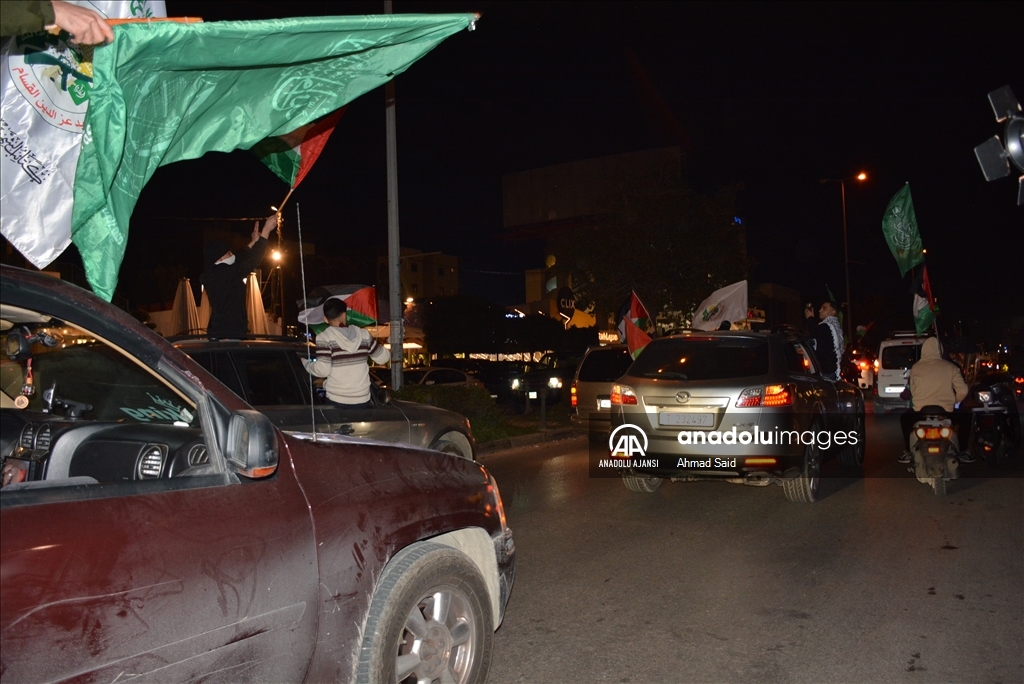 Gazze'deki ateşkes anlaşması Lübnan'da kutlandı