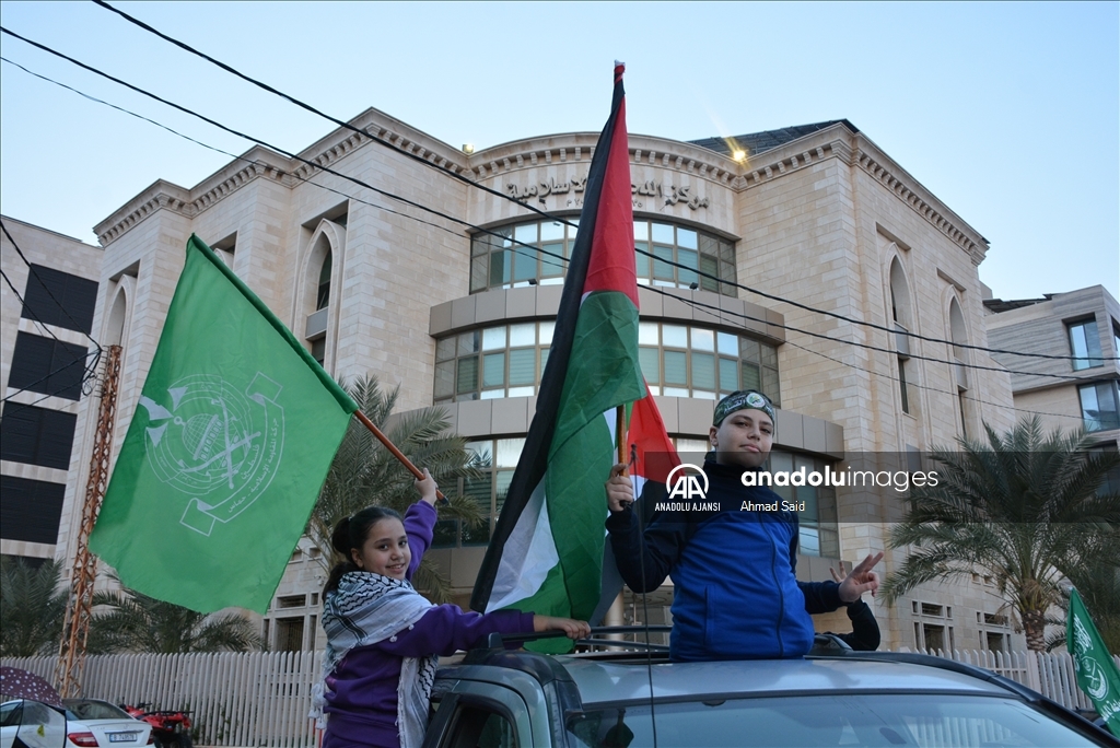 Gazze'deki ateşkes anlaşması Lübnan'da kutlandı