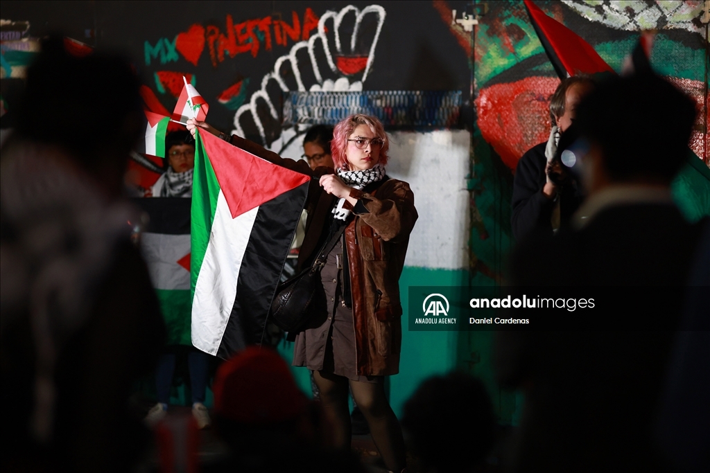 В Мексике праздновали достижение соглашения о прекращении огня в Газе