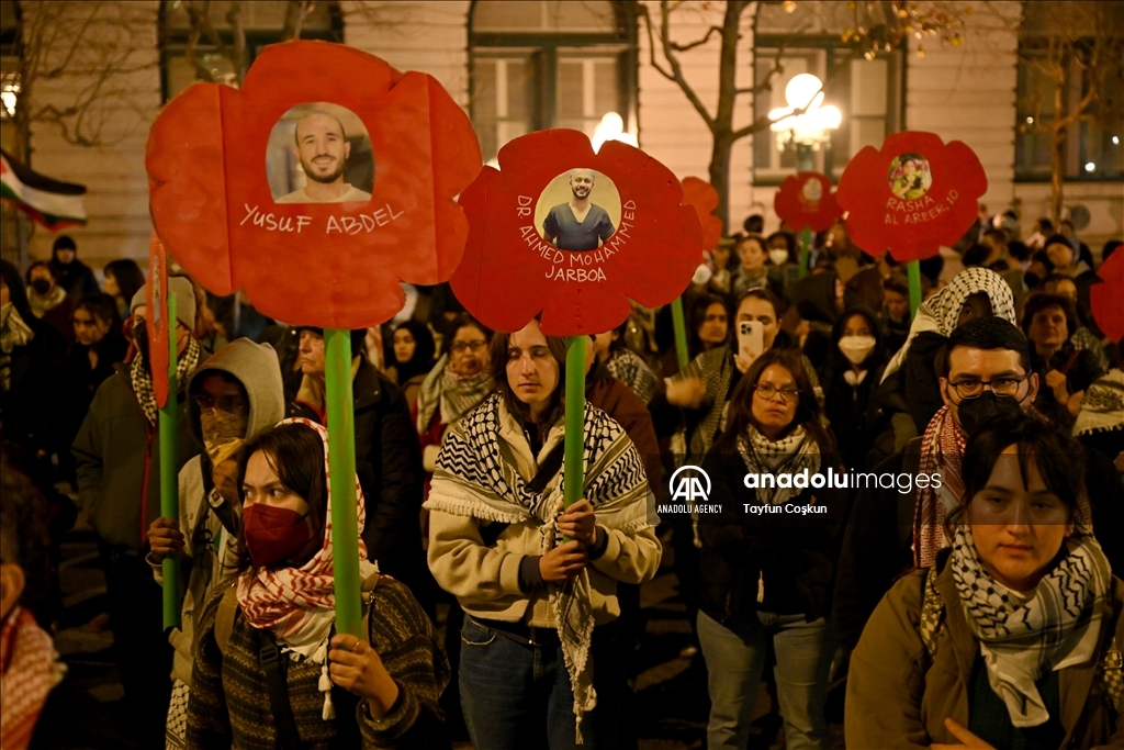 В Калифорнии прошла акция в поддержку Палестины