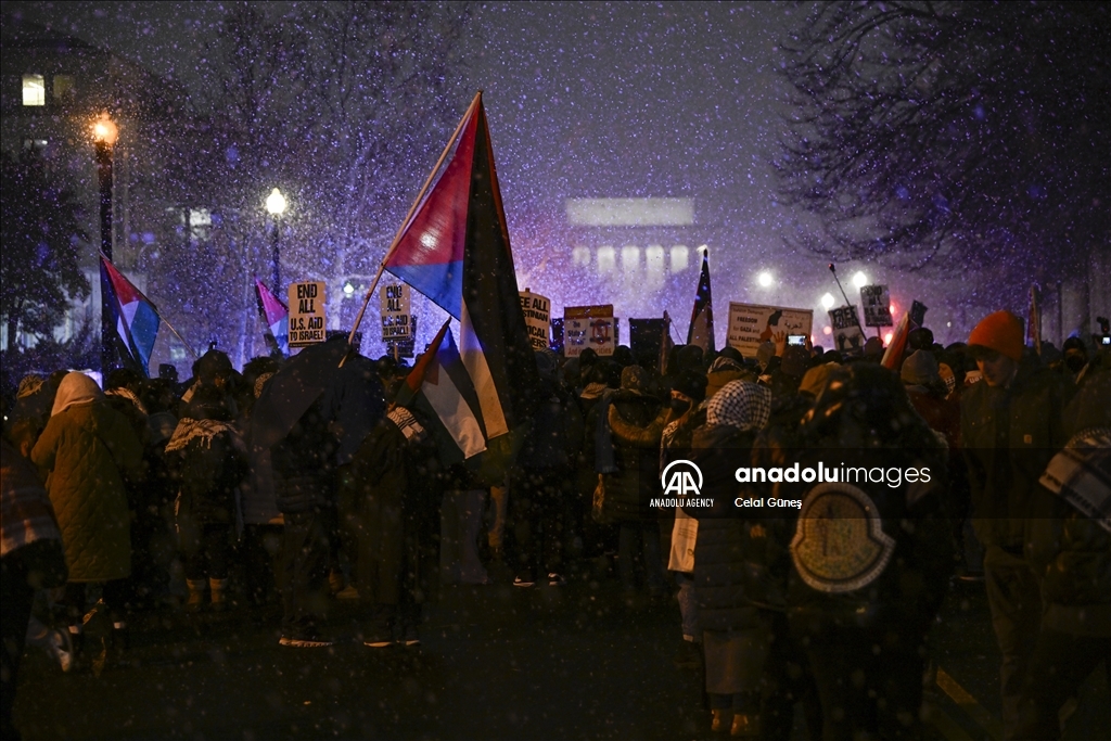 В Вашингтоне прошла акция в поддержку Палестины