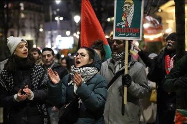 В Париже прошла акция протеста против матча Франция-Израиль