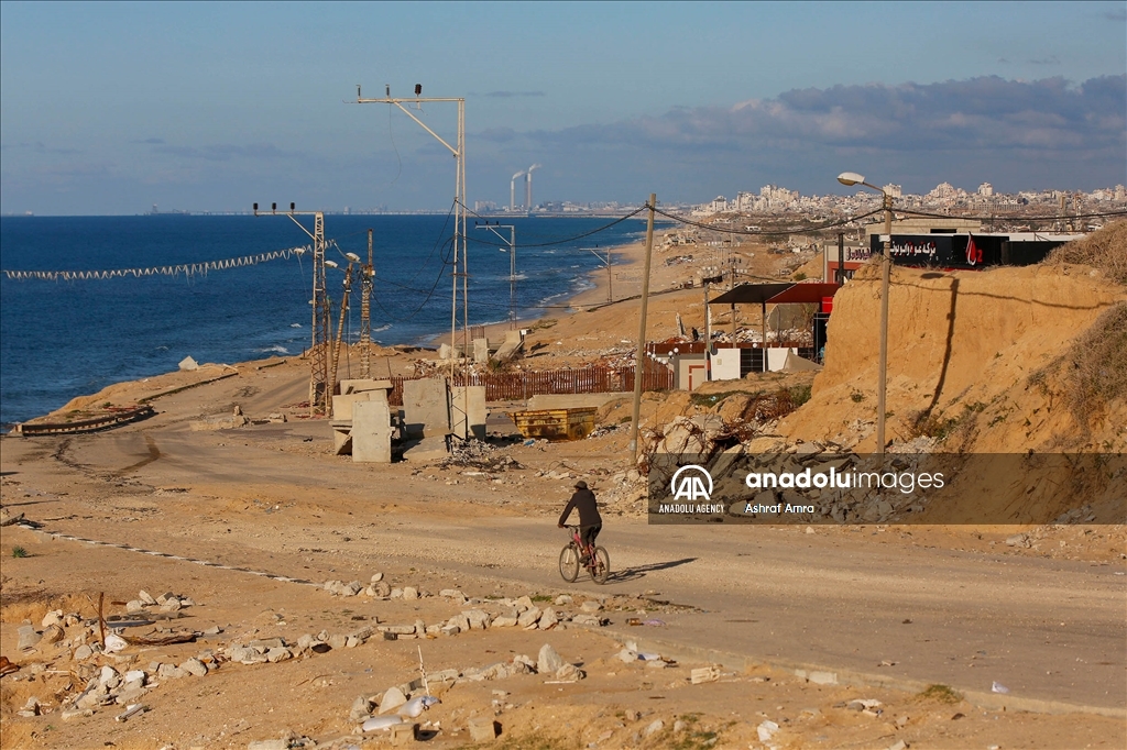 Коридор Нецарим между югом и севером сектора Газа