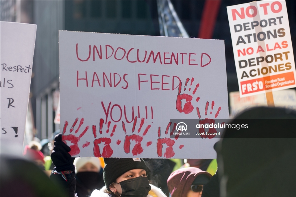 Chicago'da Trump karşıtı gösteri düzenlendi