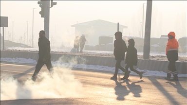 Ağrı'da dondurucu soğuklar etkili oldu