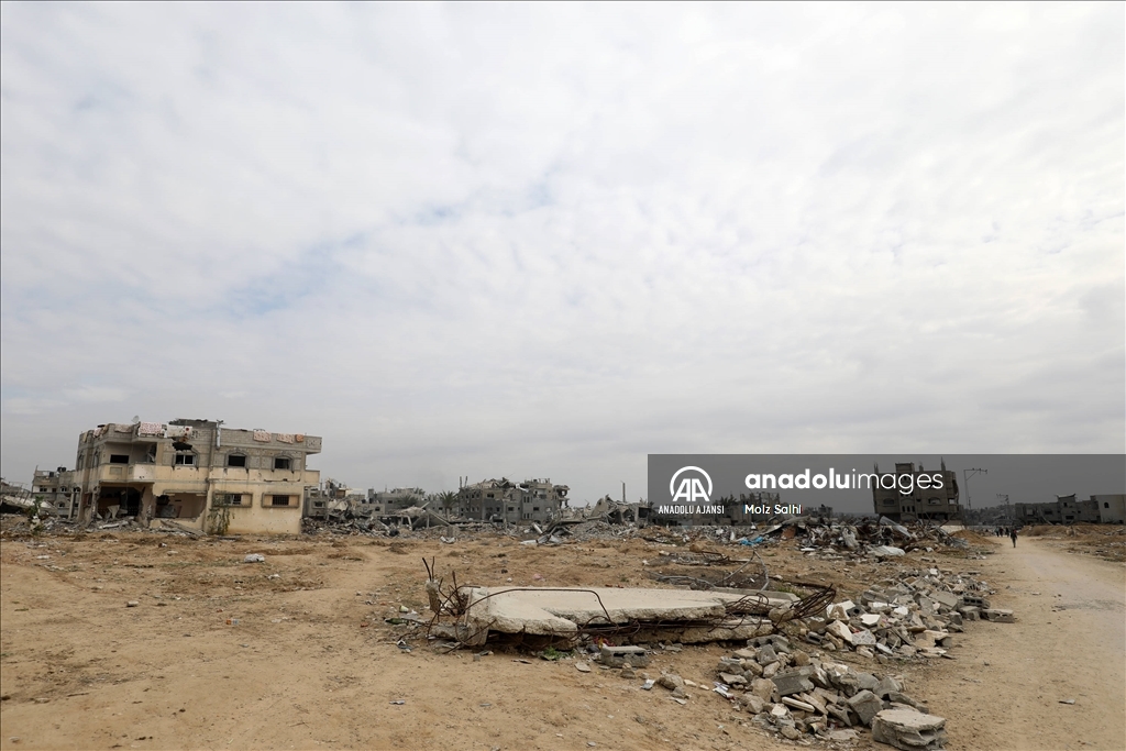 Ateşkesin ardından yerinden edilen Filistinliler evlerine dönmeye devam ediyor