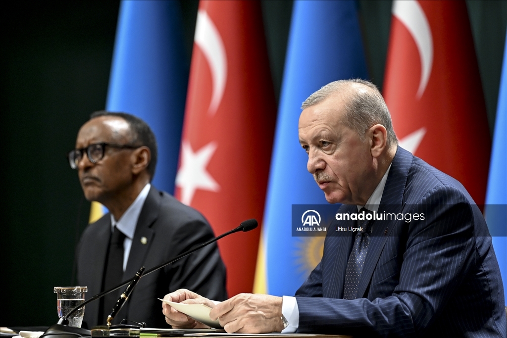 Cumhurbaşkanı Erdoğan - Ruanda Cumhurbaşkanı Kagame