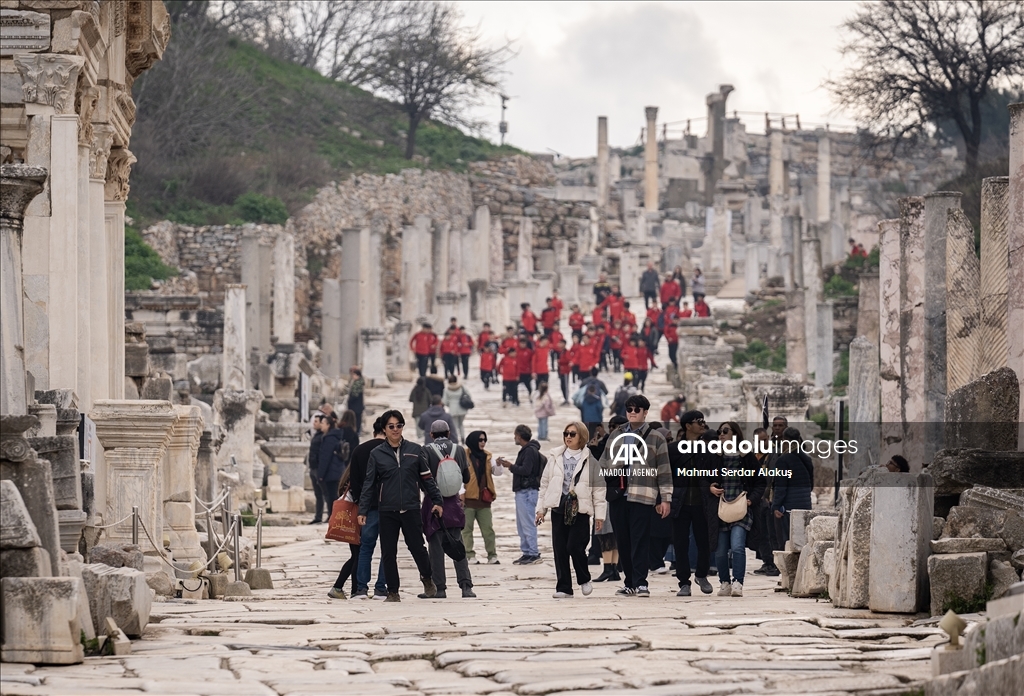 Turkiye's ancient city of Ephesus welcomed over 2.5 million visitors in 2024