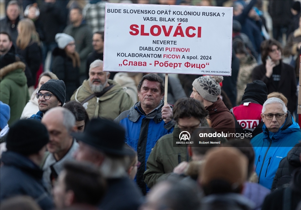 Protests against Robert Fico's government continue across Slovakia